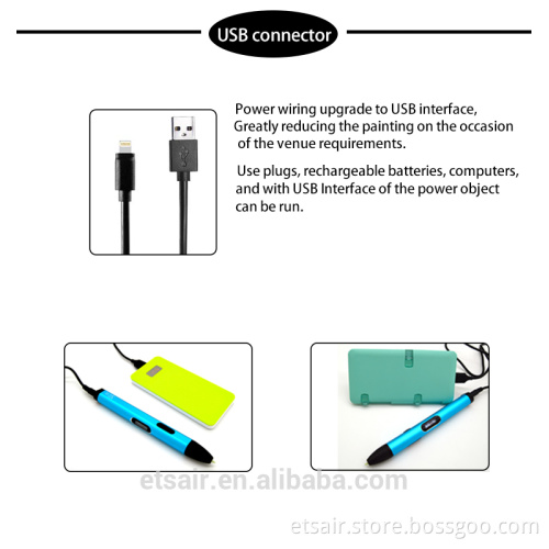 Pen Printing 3D Art Pen 3D Drawing Pen Amazing Product With Screen 5M Free PLA Filaments